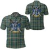 Clothing - SCOTT GREEN ANCIENT Tartan Polo Shirt Celtic Scottish Warrior - Golf Shirt A7