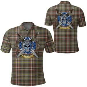Clothing - SCOTT GREEN WEATHERED Tartan Polo Shirt Celtic Scottish Warrior - Golf Shirt A7