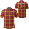 Clothing - Scrymgeour Clan Tartan Crest Polo Shirt A7