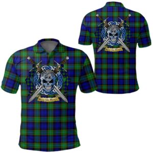 Clothing - Sempill Modern Tartan Polo Shirt Celtic Scottish Warrior - Golf Shirt A7
