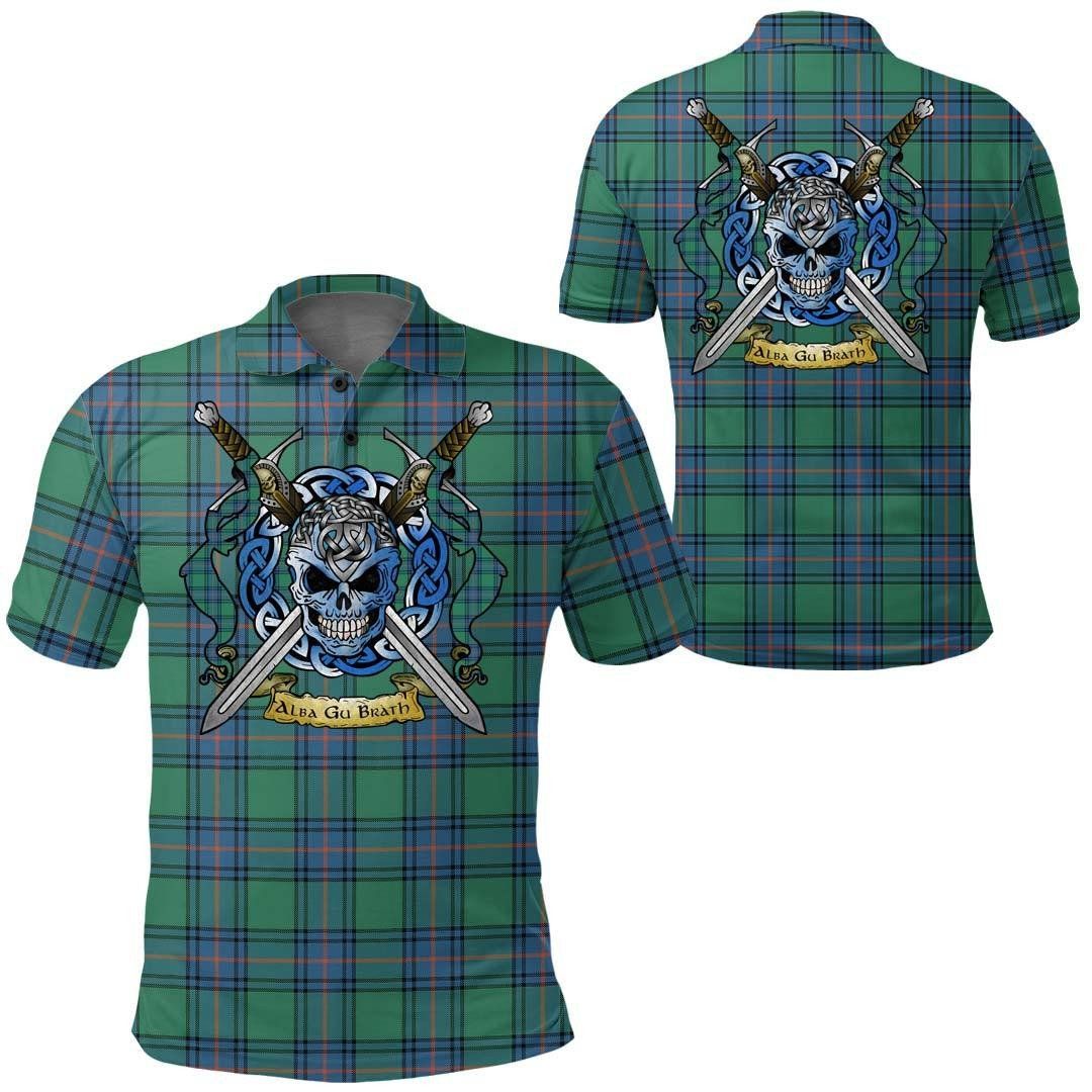 Clothing - Shaw Ancient Tartan Polo Shirt Celtic Scottish Warrior - Golf Shirt A7 Clothing - Shaw Ancient Tartan Polo Shirt Celtic Scottish Warrior - Golf Shirt A7