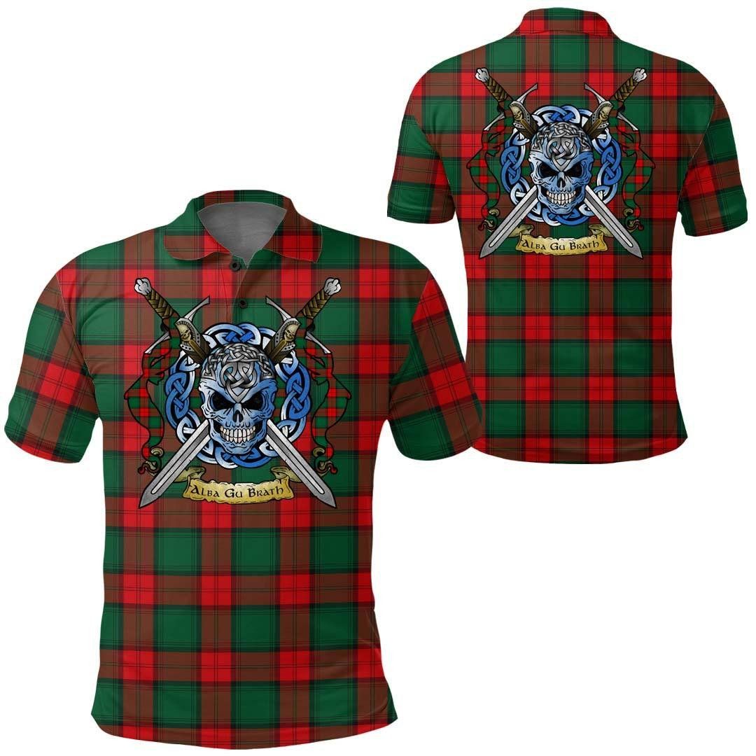 Clothing - Stewart Atholl Modern Tartan Polo Shirt Celtic Scottish Warrior - Golf Shirt A7 Clothing - Stewart Atholl Modern Tartan Polo Shirt Celtic Scottish Warrior - Golf Shirt A7