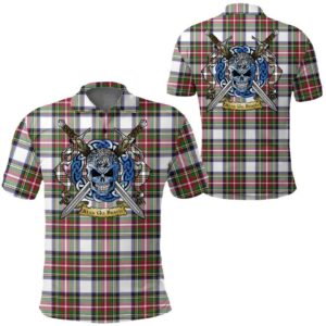 Clothing - Stewart Dress Modern Tartan Polo Shirt Celtic Scottish Warrior - Golf Shirt A7