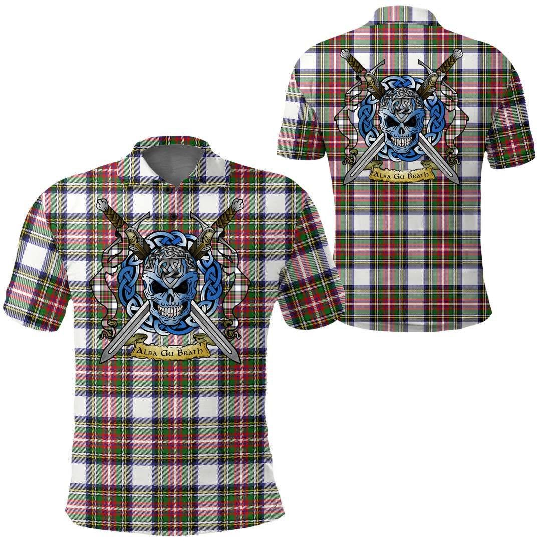 Clothing - Stewart Dress Modern Tartan Polo Shirt Celtic Scottish Warrior - Golf Shirt A7 Clothing - Stewart Dress Modern Tartan Polo Shirt Celtic Scottish Warrior - Golf Shirt A7