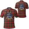 Clothing - Stewart Royal Modern Tartan Polo Shirt Celtic Scottish Warrior - Golf Shirt A7