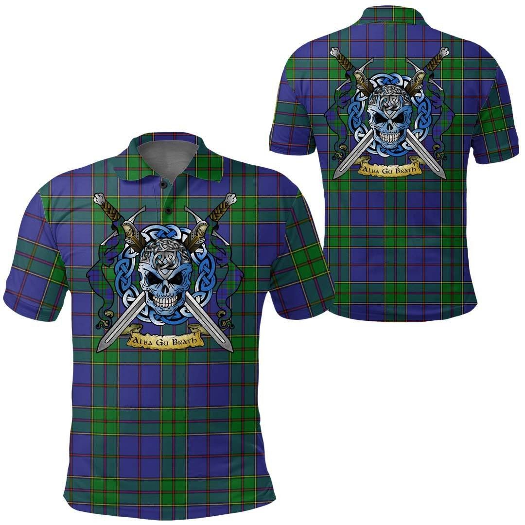 Clothing - Strachan Tartan Polo Shirt Celtic Scottish Warrior - Golf Shirt A7 Clothing - Strachan Tartan Polo Shirt Celtic Scottish Warrior - Golf Shirt A7