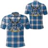 Clothing - Strathclyde District Tartan Polo Shirt Celtic Scottish Warrior - Golf Shirt A7
