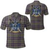 Clothing - Taylor Tartan Polo Shirt Celtic Scottish Warrior - Golf Shirt A7