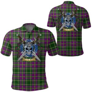 Clothing - Taylor Weathered Tartan Polo Shirt Celtic Scottish Warrior - Golf Shirt A7