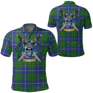 Clothing - Turnbull Hunting Tartan Polo Shirt Celtic Scottish Warrior - Golf Shirt A7