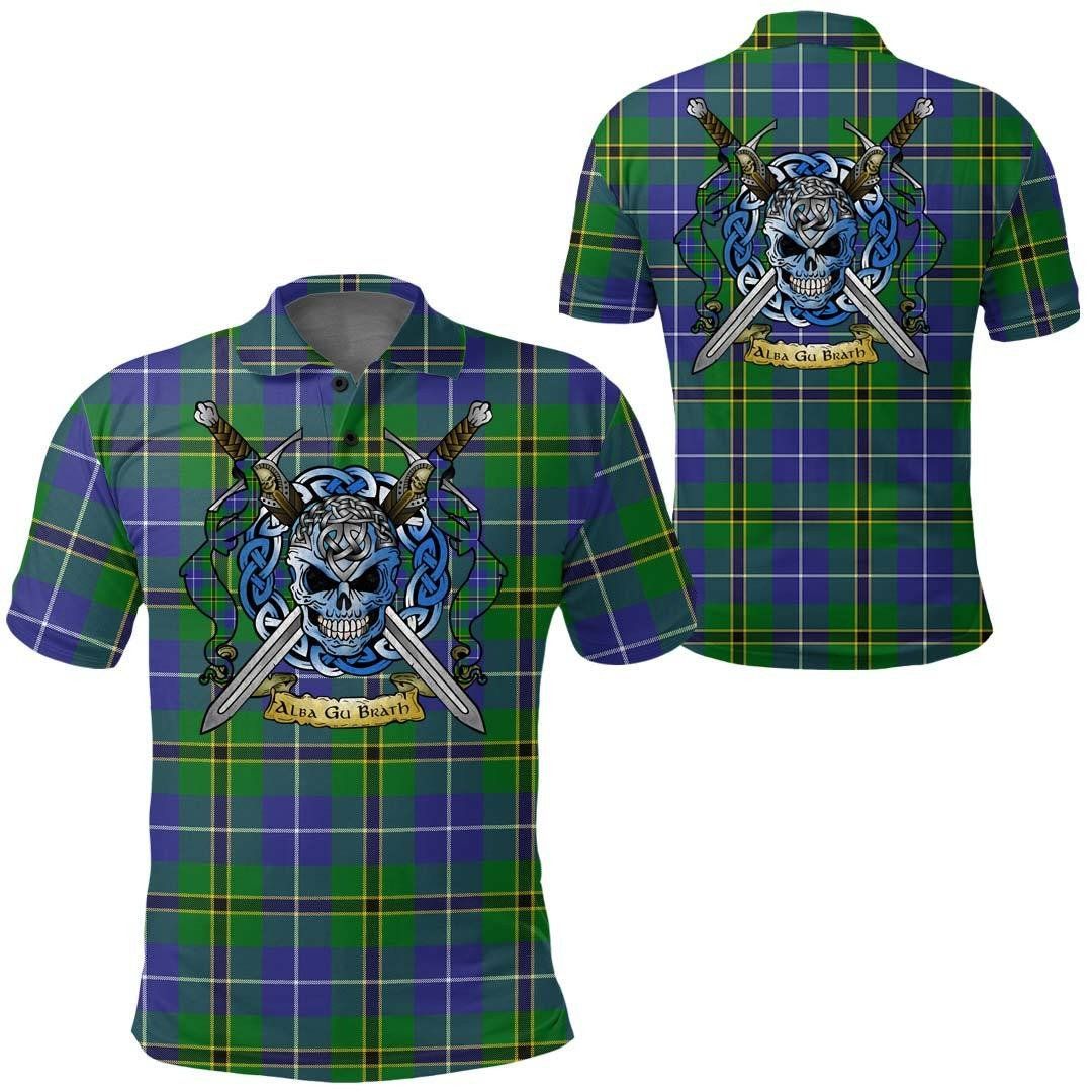 Clothing - Turnbull Hunting Tartan Polo Shirt Celtic Scottish Warrior - Golf Shirt A7 Clothing - Turnbull Hunting Tartan Polo Shirt Celtic Scottish Warrior - Golf Shirt A7