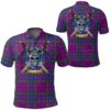 Clothing - Wardlaw Modern Tartan Polo Shirt Celtic Scottish Warrior - Golf Shirt A7