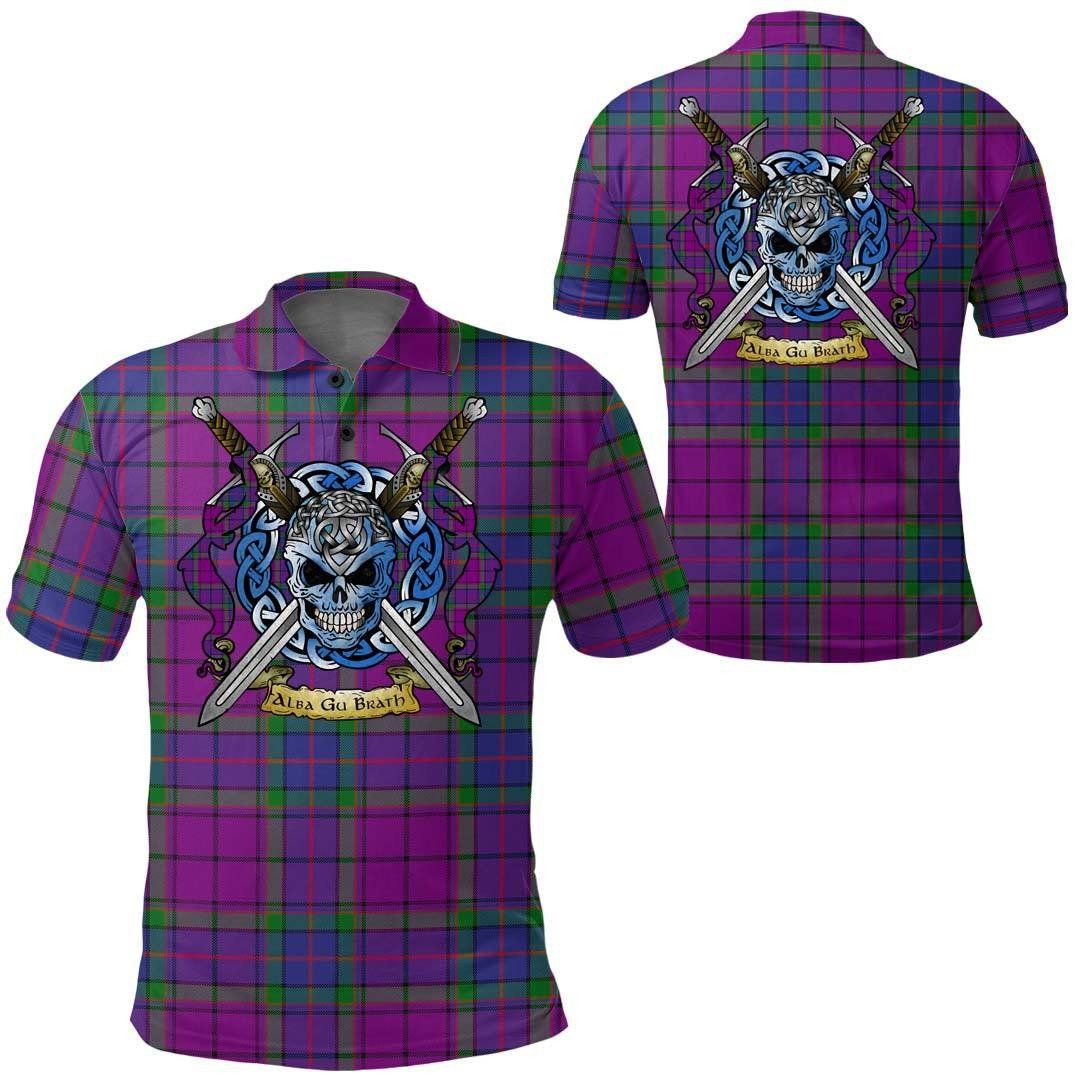 Clothing - Wardlaw Modern Tartan Polo Shirt Celtic Scottish Warrior - Golf Shirt A7 Clothing - Wardlaw Modern Tartan Polo Shirt Celtic Scottish Warrior - Golf Shirt A7