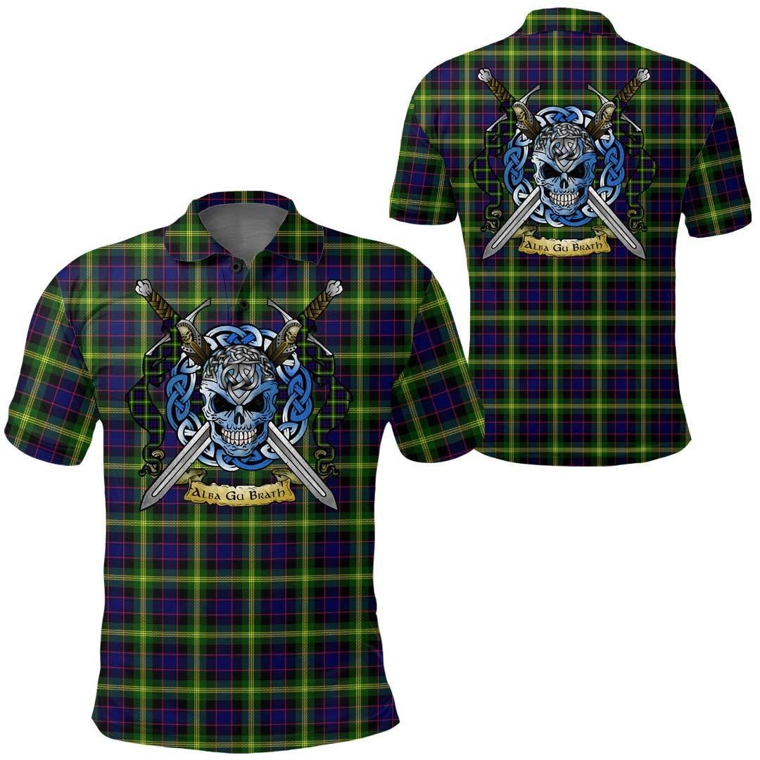 Clothing - Watson Modern Tartan Polo Shirt Celtic Scottish Warrior - Golf Shirt A7 Clothing - Watson Modern Tartan Polo Shirt Celtic Scottish Warrior - Golf Shirt A7