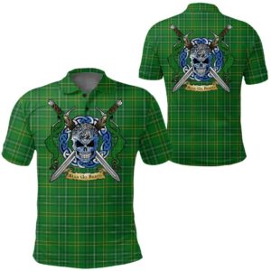Clothing - Wexford County Tartan Polo Shirt Celtic Scottish Warrior - Golf Shirt A7