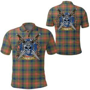 Clothing - Wilson Ancient Tartan Polo Shirt Celtic Scottish Warrior - Golf Shirt A7