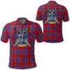 Clothing - Wishart Dress Tartan Polo Shirt Celtic Scottish Warrior - Golf Shirt A7