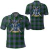 Clothing - Wishart Hunting Modern Tartan Polo Shirt Celtic Scottish Warrior - Golf Shirt A7