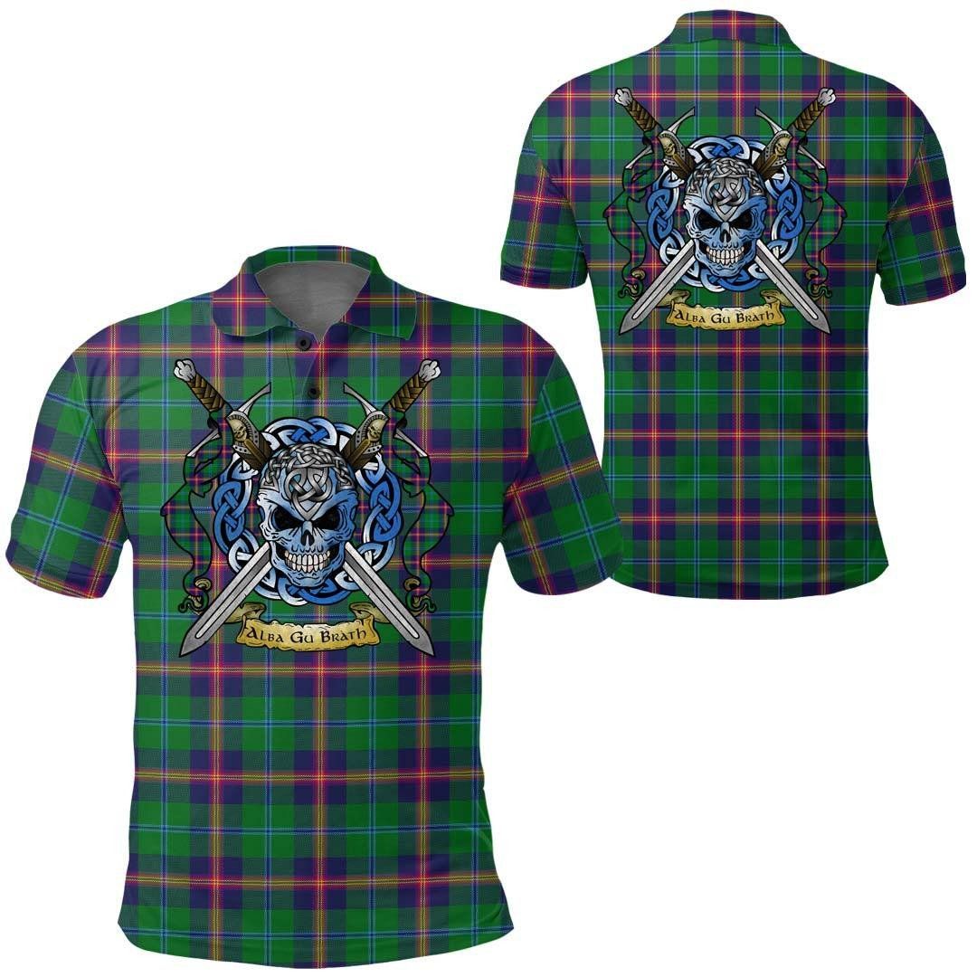Clothing - Young Modern Tartan Polo Shirt Celtic Scottish Warrior - Golf Shirt A7 Clothing - Young Modern Tartan Polo Shirt Celtic Scottish Warrior - Golf Shirt A7