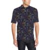 Cocktail Pattern Print Design 04 Men Polo Shirt
