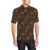 Coffee Pattern Print Design 06 Men Polo Shirt