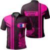 Coledonia Islands Pink Polo Shirt- Boba Style - AH - J14