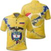 Colombia Christmas Coat Of Arms Polo Shirt X Style J78