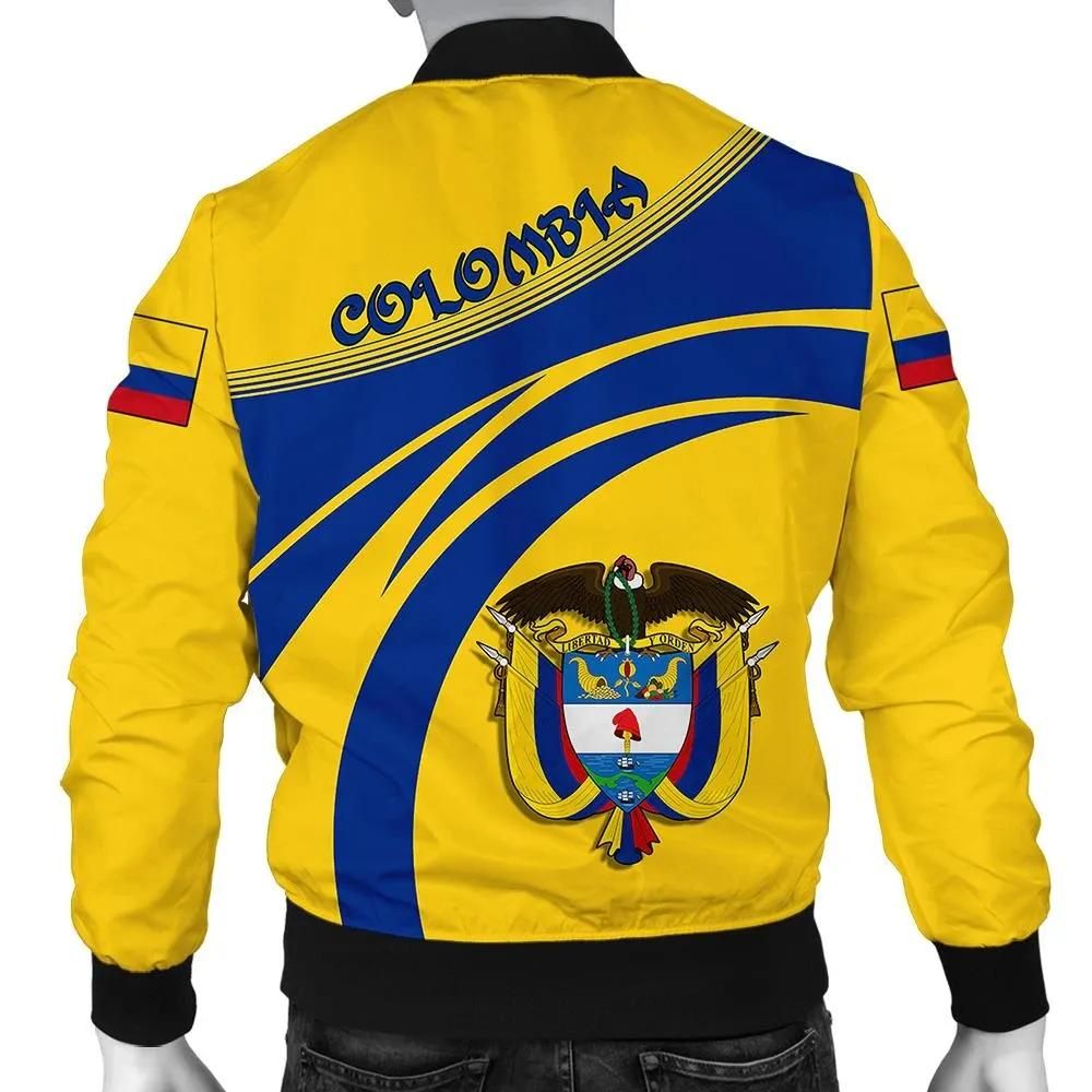 Colombia Coat Of Arms Men Bomber Jacketticket J5W Bomber Jacket Colombia Coat Of Arms Men Bomber Jacketticket J5W Bomber Jacket
