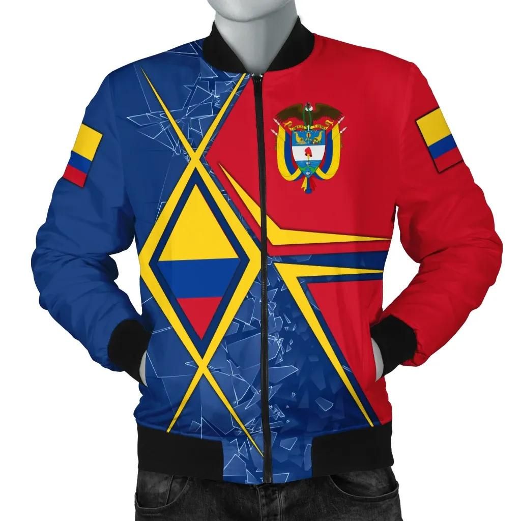 Colombia Men's Bomber Jacket - Colombia Legend - BN15 Bomber Jacket Colombia Men's Bomber Jacket - Colombia Legend - BN15 Bomber Jacket