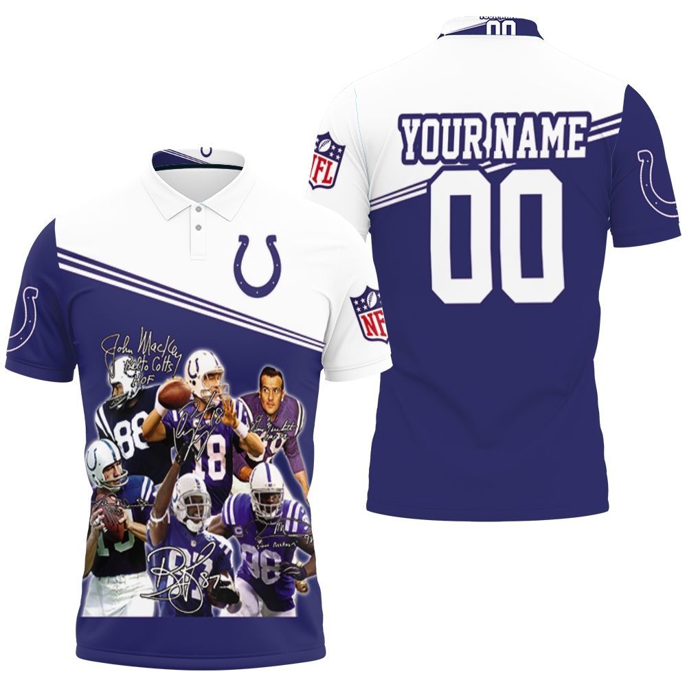 Colts 3D Personalized Polo Shirt Colts 3D Personalized Polo Shirt