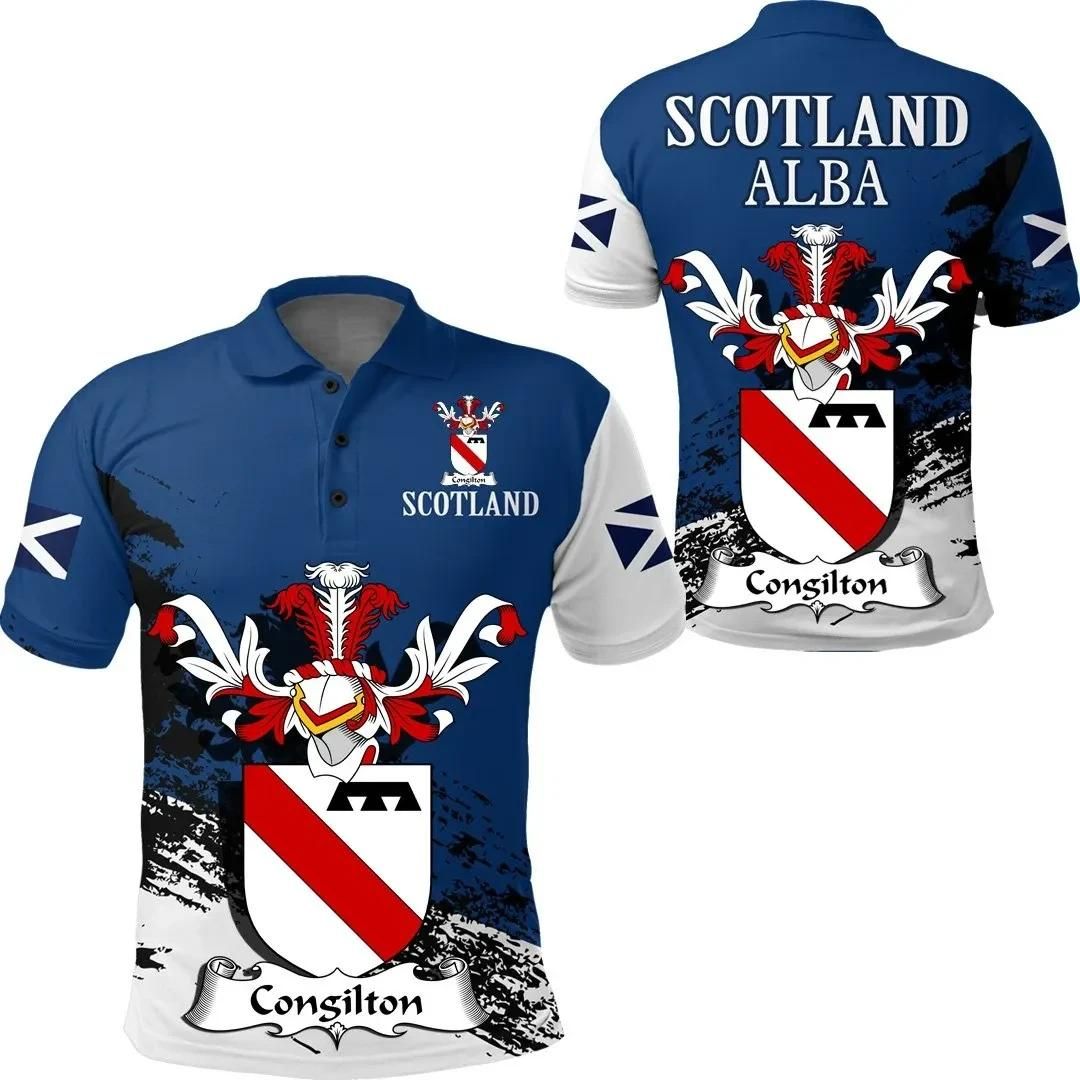 Congilton Scottish Family Crest Scotland Special Polo Shirt - Golf Shirt A7 Congilton Scottish Family Crest Scotland Special Polo Shirt - Golf Shirt A7