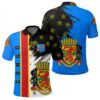Congo Coat Of Arms Polo Shirt Flag Style JH