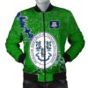 Connecticut Christmas Coat Of Arms Men Bomber Jacket X Style J78 Bomber Jacket