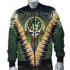 Connor or O'Connor (Faly) Ireland Bomber Jacket - GD Irish Legend Shamrock V Tie-Dye A7 Bomber Jacket