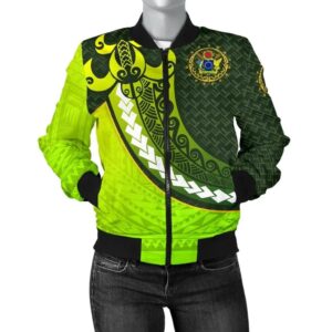 Cook Islands (Kuki Airani) Women's Bomber Jacket - Newest Style A7 Bomber Jacket