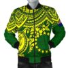 Cook Islands Polynesian bBomber Jacket (Men) - bPolynesian Turtle - BN15 Bomber Jacket