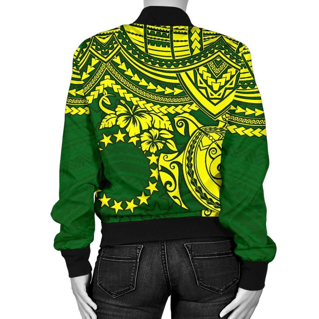 Cook-Islands-Polynesian-bBomber-Jacket-Women-bPolynesian-Turtle-BN15-Bomber-Jacket-1