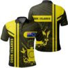 Cook Islands Yellow Polo Shirt- Boba Style - AH - J14