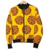 Cookie Print Pattern Women Casual Bomber Jacket