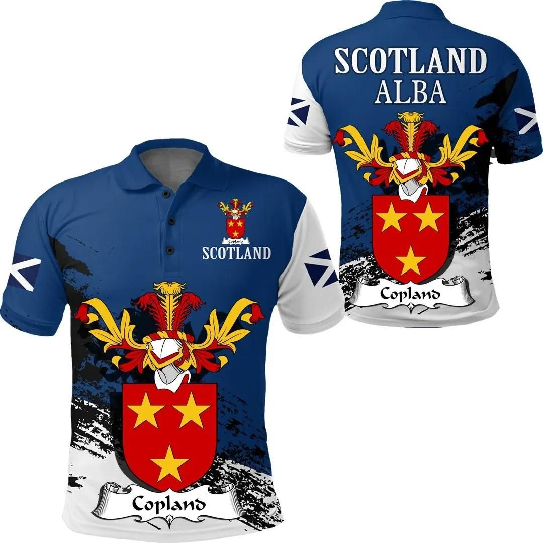 Copland Scottish Family Crest Scotland Special Polo Shirt - Golf Shirt A7 Copland Scottish Family Crest Scotland Special Polo Shirt - Golf Shirt A7