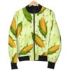 Corn Pattern Print Women Casual Bomber Jacket