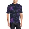 Cosmic Pattern Print Design 03 Men Polo Shirt