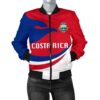 Costa Rica Women Bomber Jacket Proud Version K4 Bomber Jacket