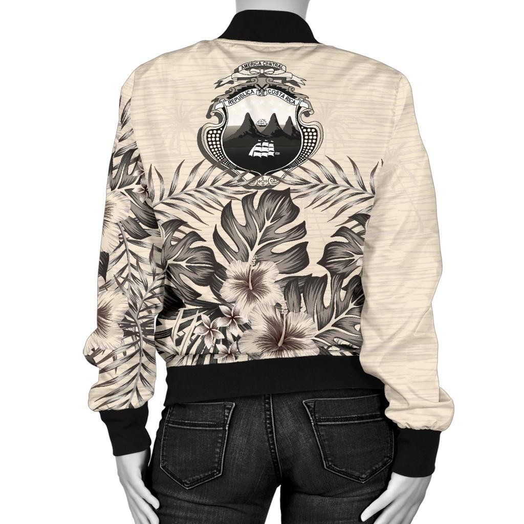 Costa-Rica-Womens-Bomber-Jacket-The-Beige-Hibiscus-A7-Bomber-Jacket-1