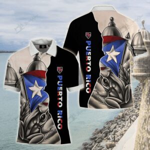 Cover Your Body With Amazing Hawaiian Puerto Rico Aop Polo Shirt