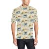 Cow Farm Design Print Men Polo Shirt