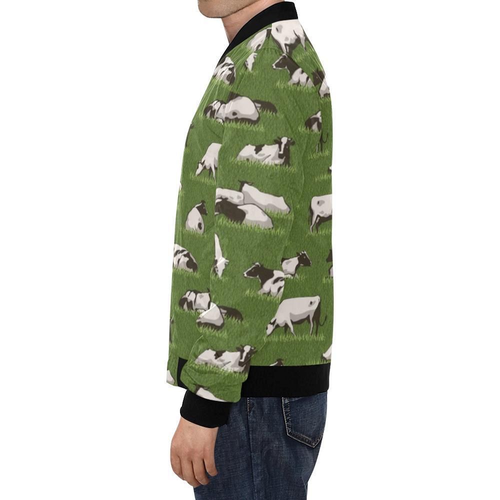 Cow-Farm-Pattern-Print-Mens-Bomber-Jacket-1