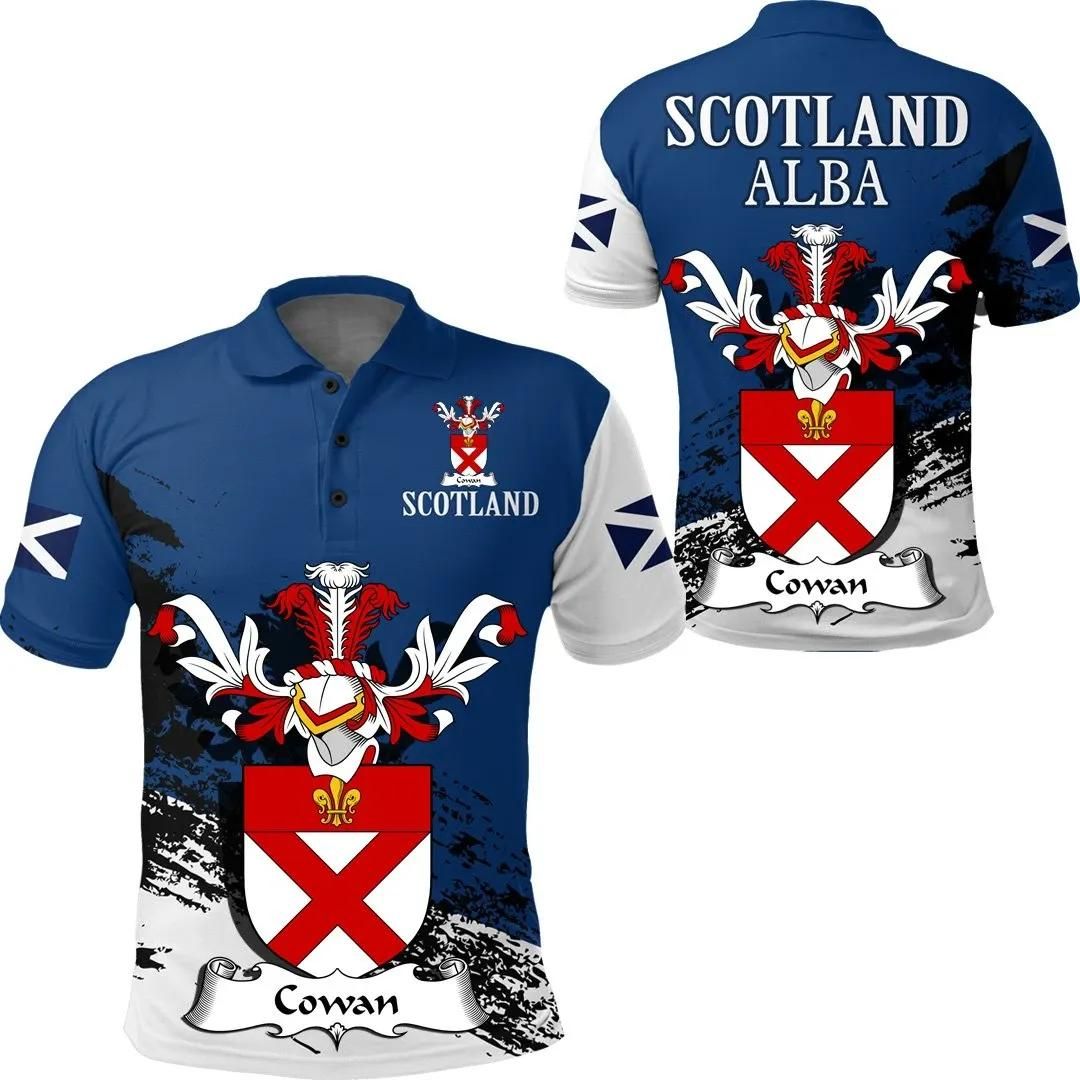 Cowan Scottish Family Crest Scotland Special Polo Shirt - Golf Shirt A7 Cowan Scottish Family Crest Scotland Special Polo Shirt - Golf Shirt A7
