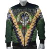 Coyne or O'Coyne Ireland Bomber Jacket - GD Irish Legend Shamrock V Tie-Dye A7