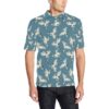 Crane Pattern Print Design 02 Men Polo Shirt